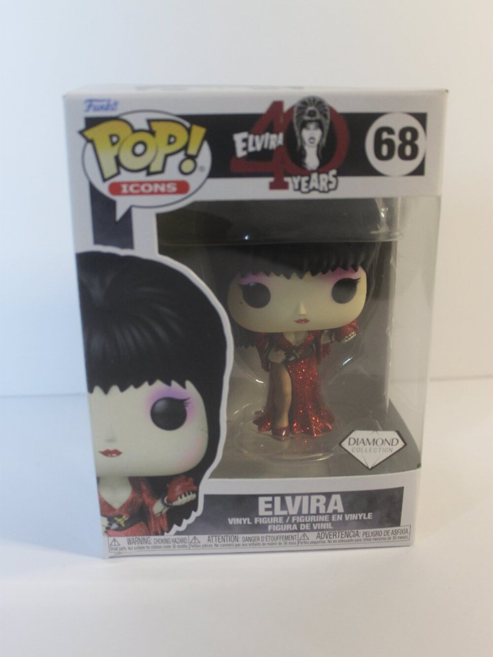 Elvira Diamond 40th Anniversary Funko Pop 68